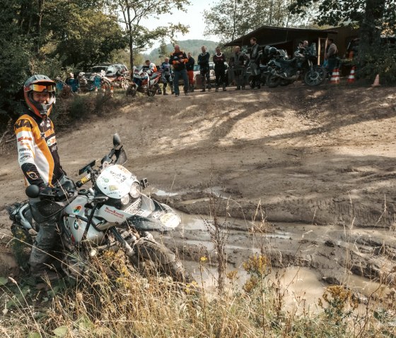 Conduite libre d'enduro