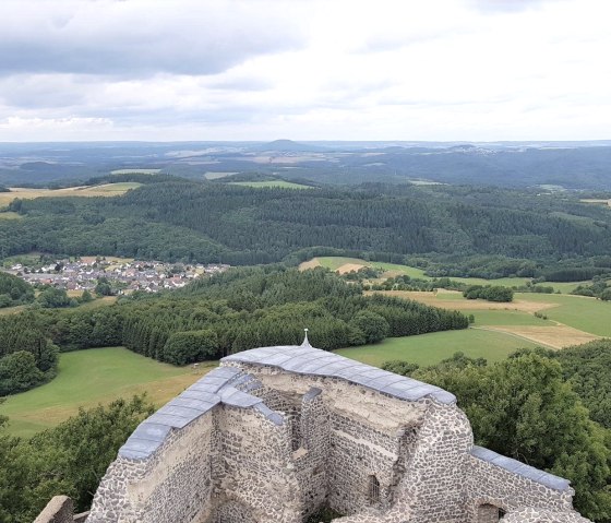 Aussicht von der Burgruine Nürburg, © TI Adenau/Scheffold