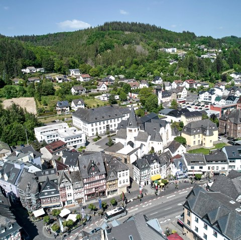 Blick auf Adenau aus der Vogelperspektive, © Stadt Adenau