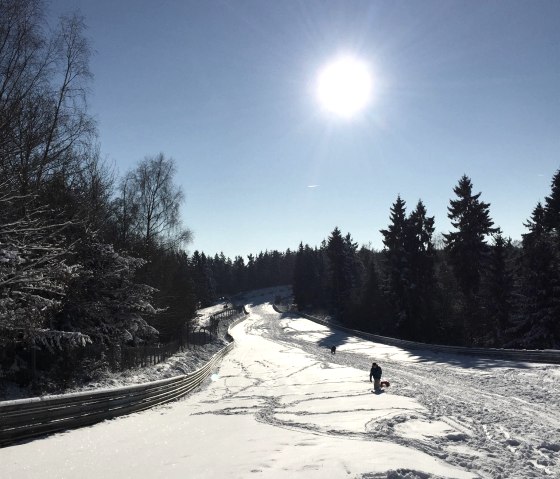 Nordschleife im Winter, © Tourist-Information Hocheifel- Nürburgring,S.Schulte