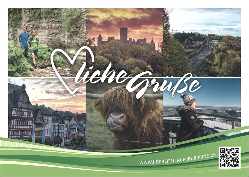 Wieder auf Tour in der Eifel | Verschickt doch mal eine Postkarte aus der Region Hocheifel-Nürburgring, © Tourist-Information Hocheifel-Nürburgring