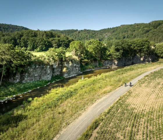 Ahr-Radweg Insul Prümer Tor, © Eifel Tourismus GmbH, Dominik Ketz