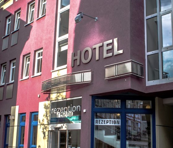 Eingang-Hotel, © Hotel Blaue Ecke