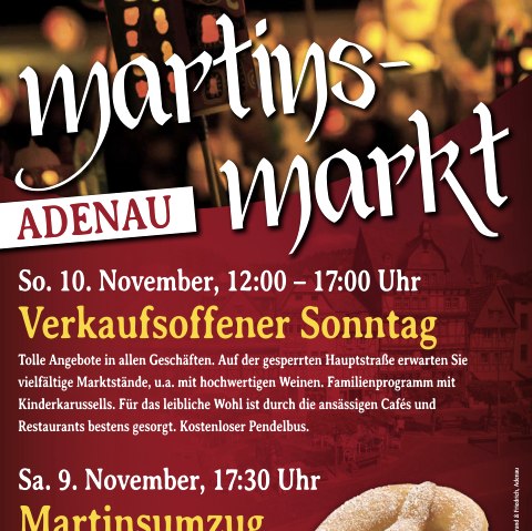 Martinsmarkt 10. November 2024 in Adenau , © Gewerbeverein Adenau e.V. 