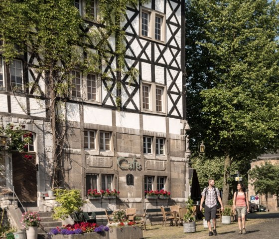 Der Marktplatz in Kornelimünster am Eifelsteig, © Eifel Tourismus/D. Ketz