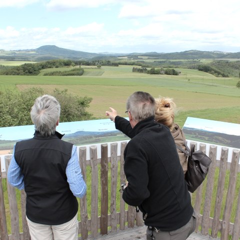 Aussichtsplattform Dörferblick-Schleife in Pomster, © Walter Schmitz