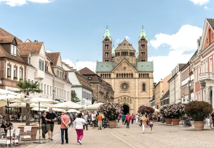 Speyer Fußgängerzone, © 2020_Speyer_Fussgängerzone_quer_web_Dominik_Ketz@StadtSpeyer