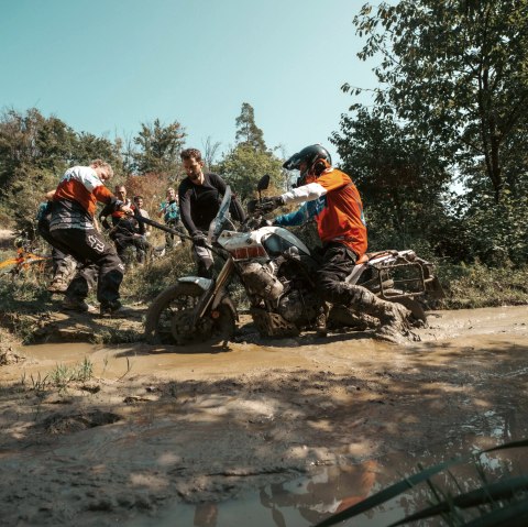 Entraînement à l'enduro