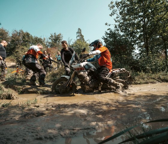 Entraînement à l'enduro