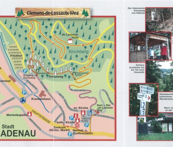 Karte Clemens-de-Lassaux-Weg, © Eifelverein Ortsgruppe Adenau e.V.