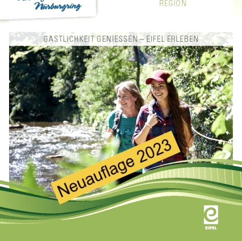 Neuauflage Gastgeberverzeichnis 2023, © TI Hocheifel-Nürburgring 