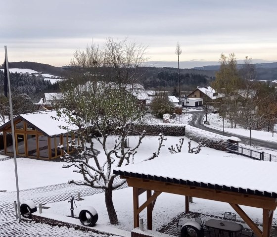 Winterlicher Ausblick, © Gästehaus Esser