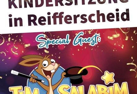 Plakat Kindersitzung der KG, © KG Blau-Weiß Reifferscheid