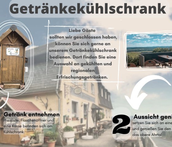 Getränkekühlschrank, © Burgschänke Aremberg