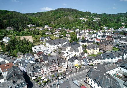 Blick auf Adenau aus der Vogelperspektive, © Stadt Adenau