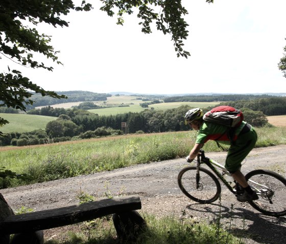 Mountainbiker Eifel, © Schanze Communication