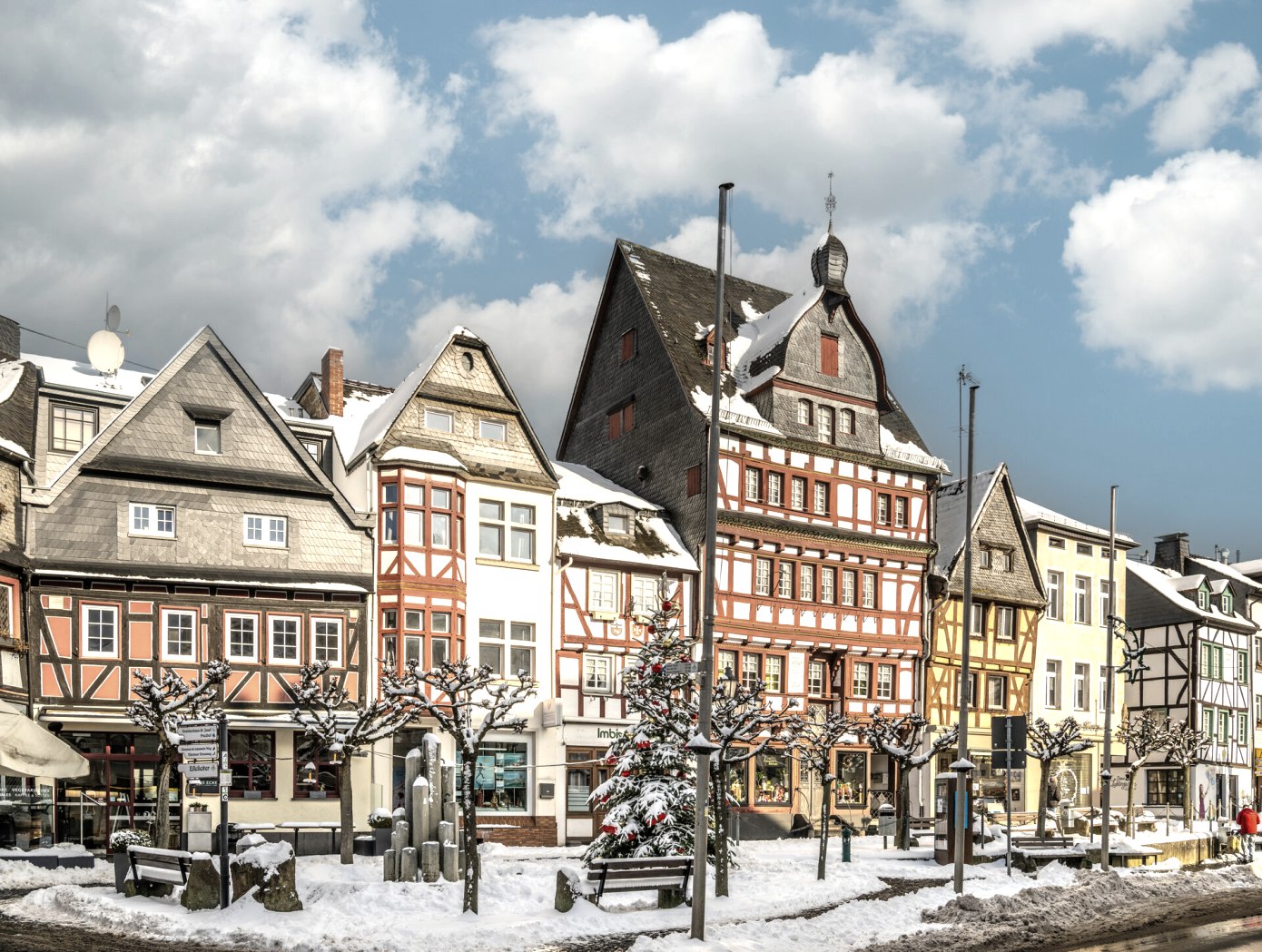 Stadt Adenau zur Winterzeit , © Ahrtal,Domink Ketz 