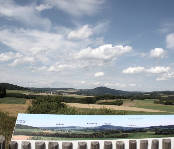 Panoramatafel Dörferblick, © Uschi Regh, Eifel Tourismus GmbH