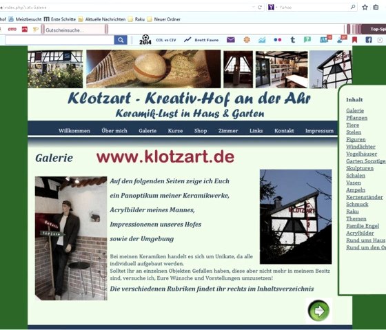 Homepage, © Klotz