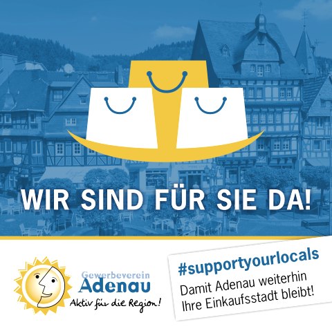 #supportyourlocals Adenau die Einkaufsstadt, © Gewerbeverein Adenau e.V.