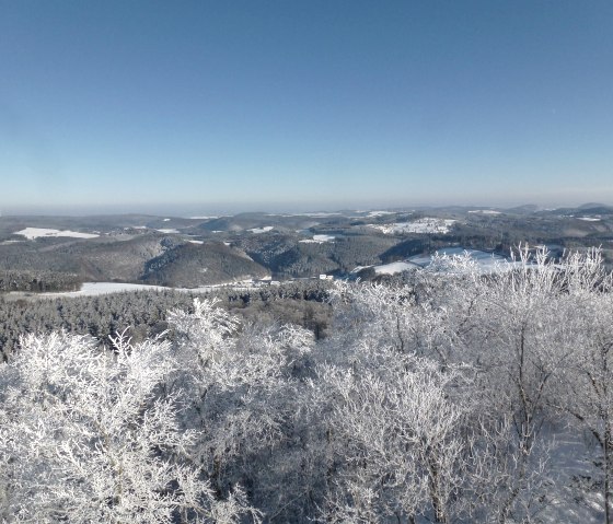 Winteraussicht an der Hohen Acht, © Tourist-Information Hocheifel-Nürburgring