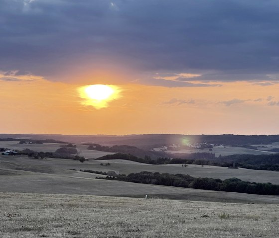 Sonnenuntergang bei Wershofen