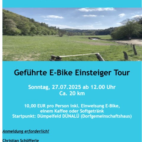 Geführte E-Bike Einsteiger Tour, © Christian Schöfferle /  E-Biken mit Leidenschaf