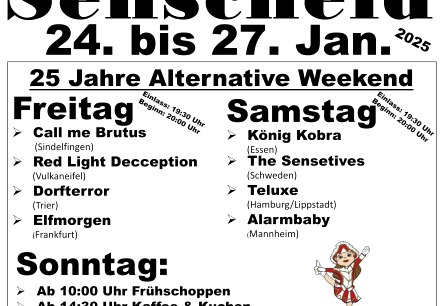 Plakat Kirmes in Senscheid, © Dorfgemeinschaft Senscheid