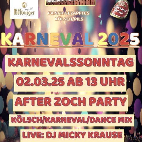 Plakat Afterzochparty, © RATIOTRADE GmbH